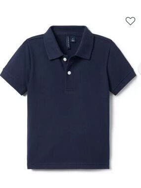 Janie & Jack Navy Polo Shirt - Classic Short Sleeve